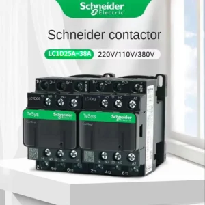 Schneider LC1D32 3-Pole AC Contactor - 32A 3NO, 24-380V Coil