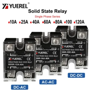 Single-Phase Solid State Relay DC-AC up to 60A (SSR-DA)