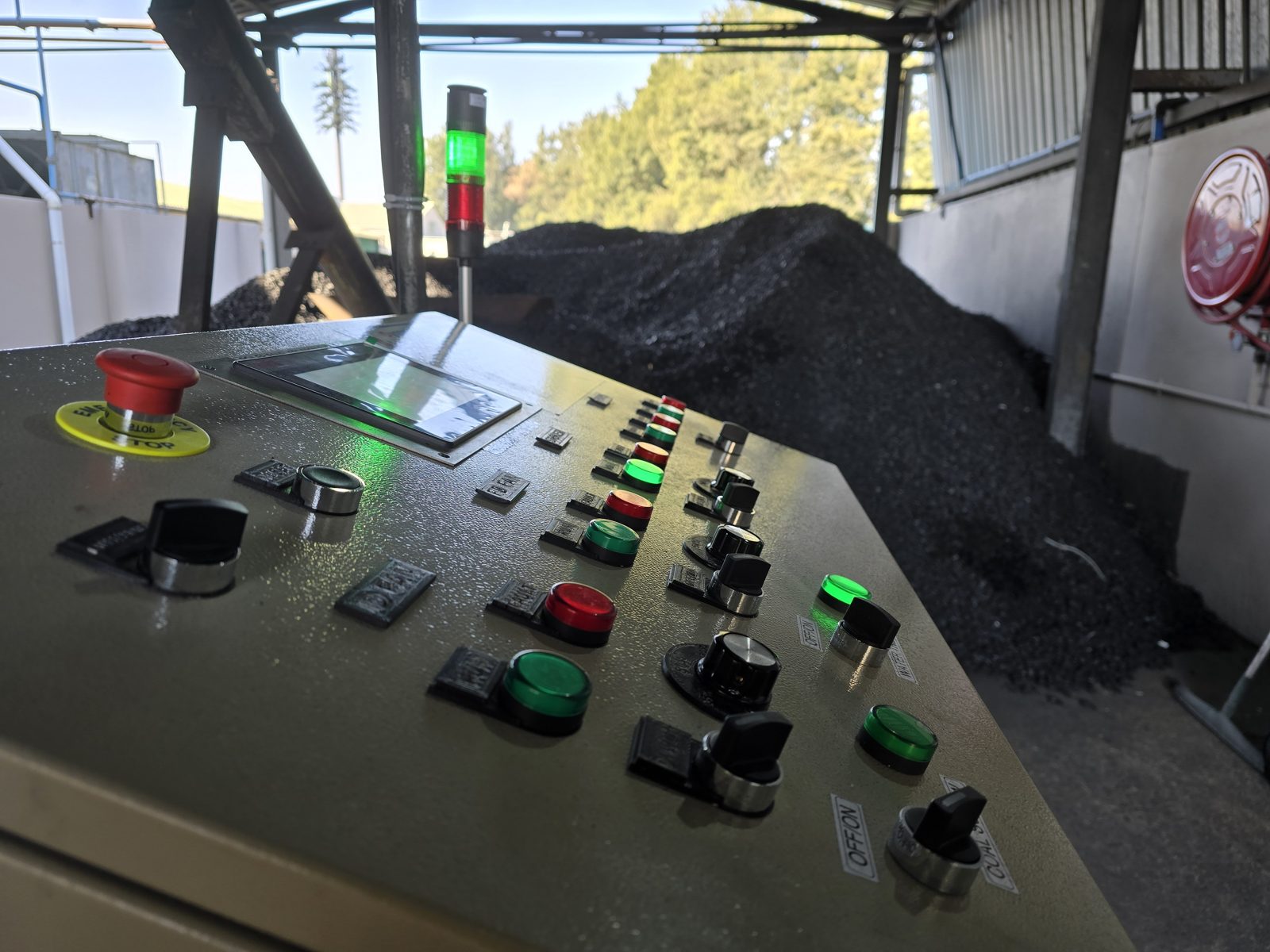 Control panel installed and running on site